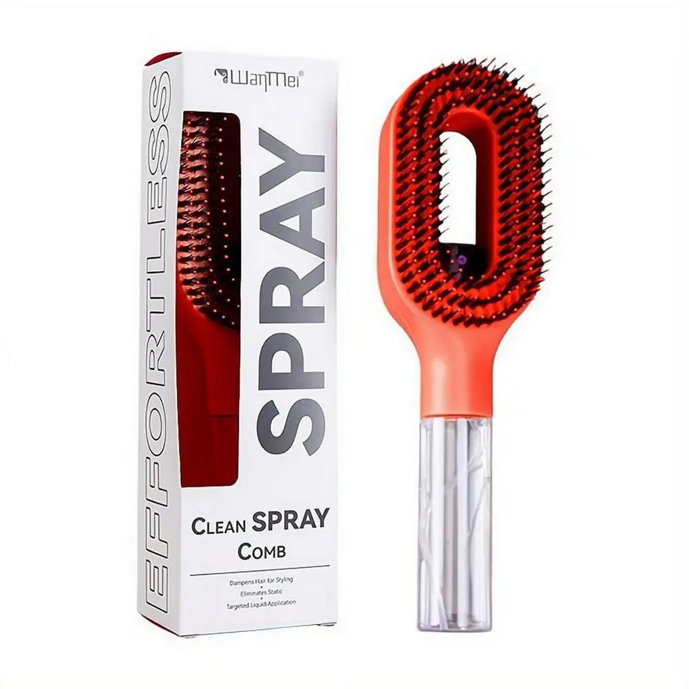2-in-1 Hair Spray Brush — Frizz-Free Hair Anywhere