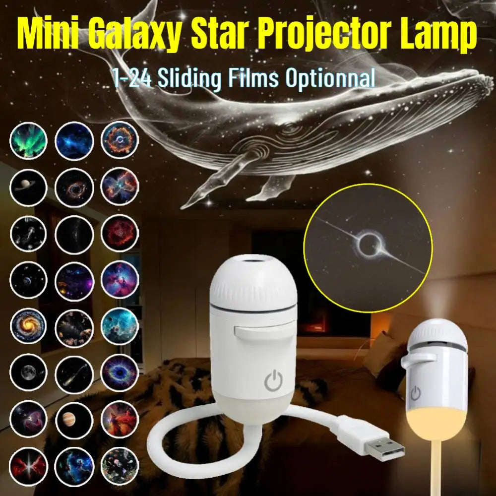 Mini Galaxy Projector — Starry Night Light for Any Room