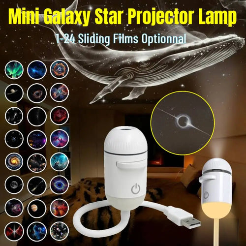 Mini Galaxy Projector — Starry Night Light for Any Room