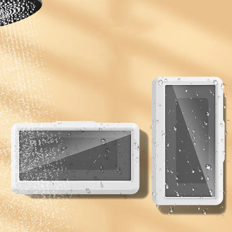 Waterproof Shower Phone Holder — 360° Adjustable Mount