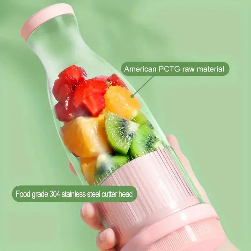 Electric Juicer Cup — 6-Blade USB Portable Blender