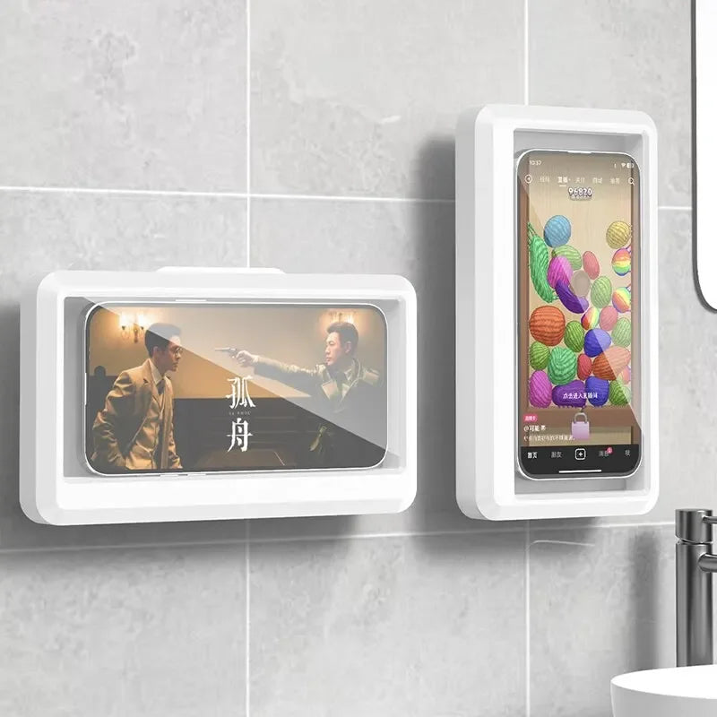 Waterproof Shower Phone Holder — 360° Adjustable Mount