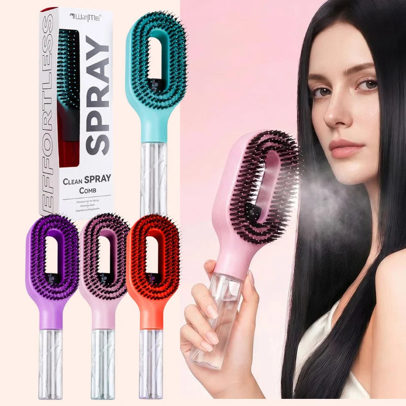 2-in-1 Hair Spray Brush — Frizz-Free Hair Anywhere