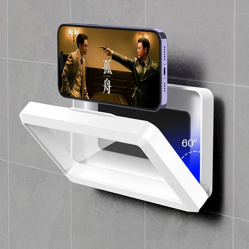 Waterproof Shower Phone Holder — 360° Adjustable Mount