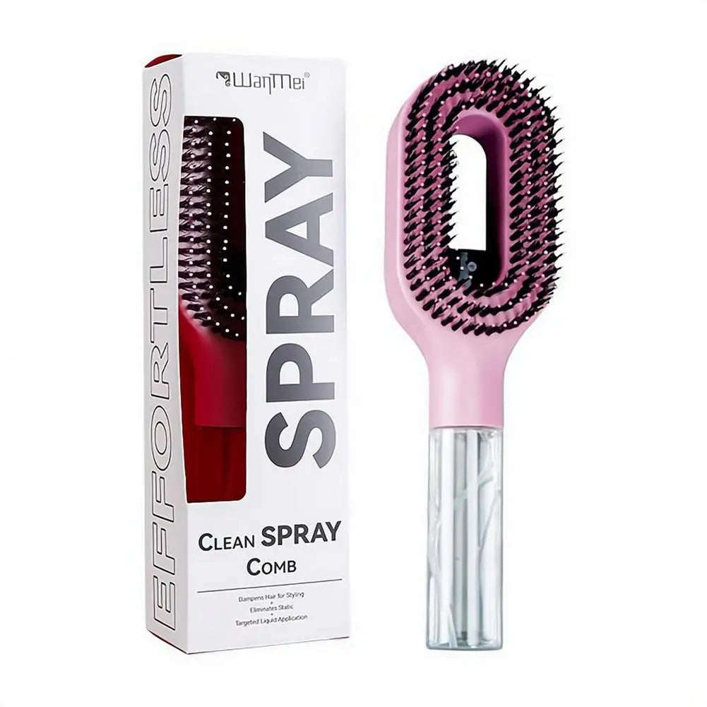2-in-1 Hair Spray Brush — Frizz-Free Hair Anywhere