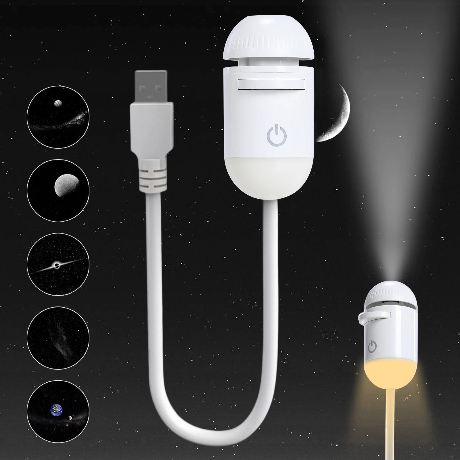 Mini Galaxy Projector — Starry Night Light for Any Room