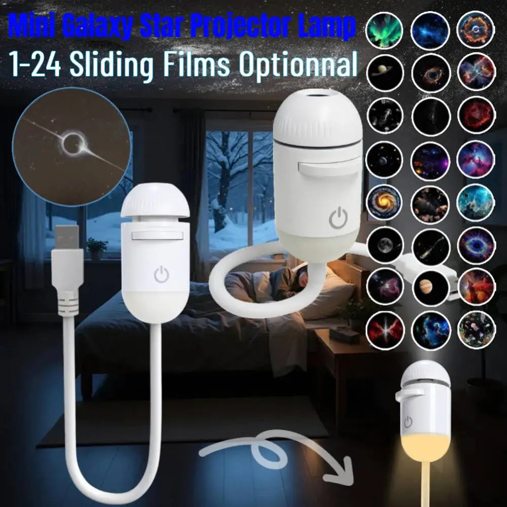 Mini Galaxy Projector — Starry Night Light for Any Room