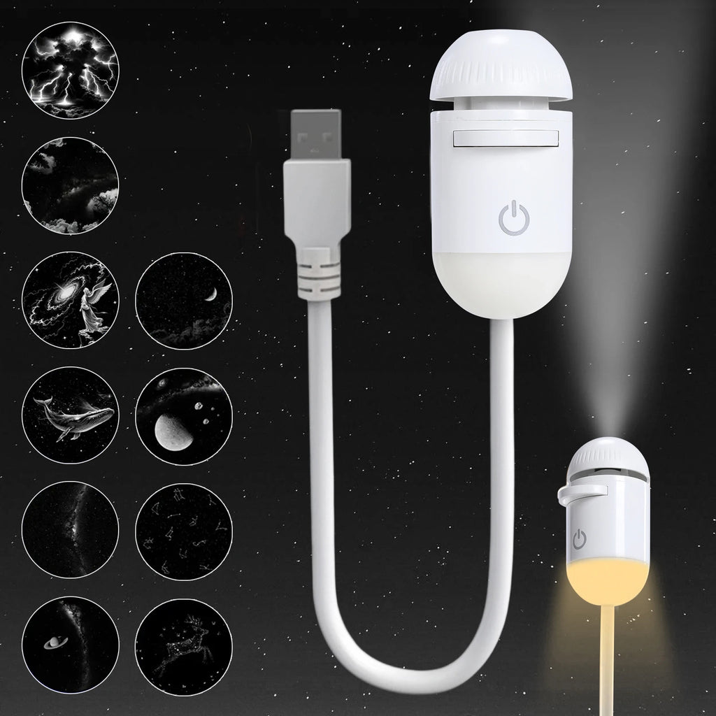 Mini Galaxy Projector — Starry Night Light for Any Room