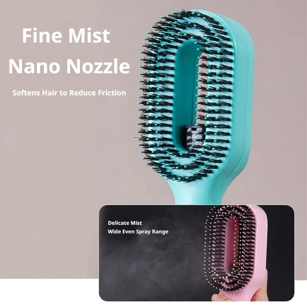 2-in-1 Hair Spray Brush — Frizz-Free Hair Anywhere