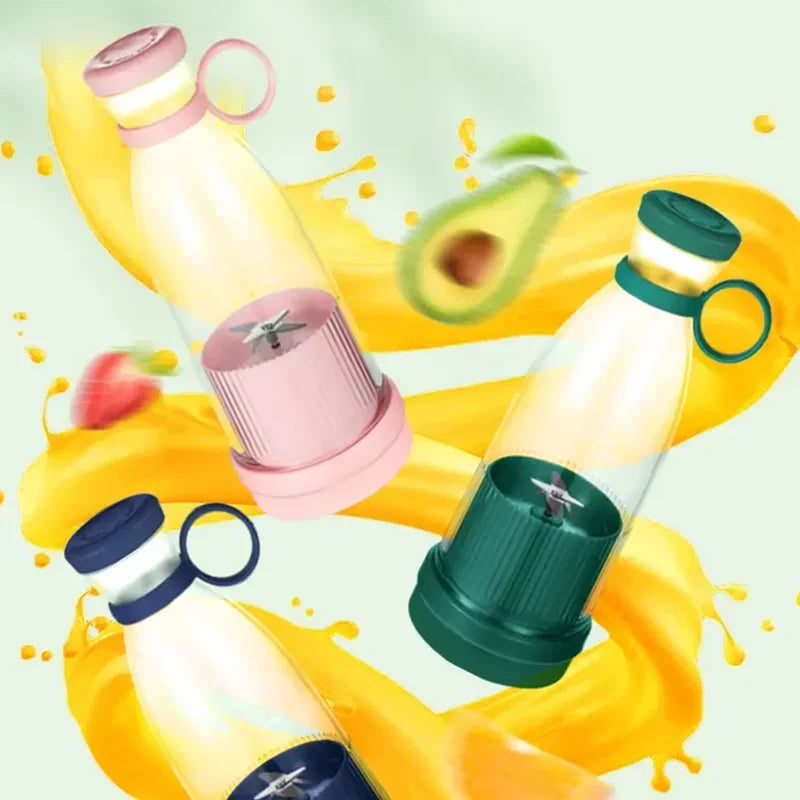 Electric Juicer Cup — 6-Blade USB Portable Blender